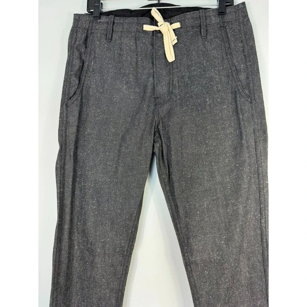 Rogue Territory RGT Slim Straight High Waist Mens Pant 31 x 36 Heathered Black